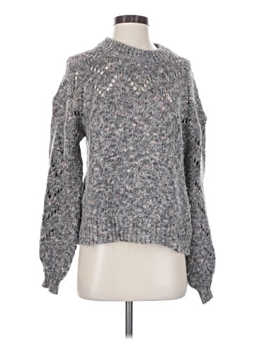 Madewell Pointelle Bubble-Sleeve Pullover Sweater (view 1)