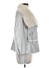 INC International Concepts 100% Polyester Metallic Silver Jacket Size M - photo 4