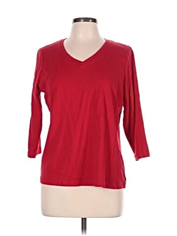 St. John's Bay 3/4 Sleeve Top (view 1)