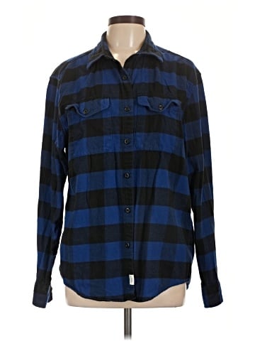 American Eagle Outfitters Long Sleeve Button-Down Shirt (view 1)