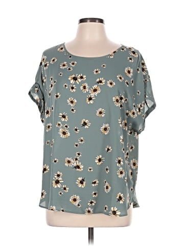 Maurices Short Sleeve Blouse (view 1)