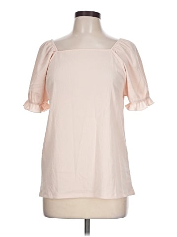 Ann Taylor Factory Short Sleeve Blouse (view 1)