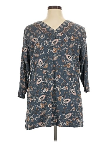 J.Jill 3/4 Sleeve T-Shirt (view 2)