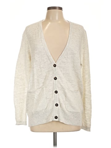 Madewell Striped Graduate Cardigan Sweater (view 1)