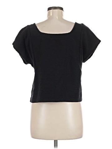 Madewell Ottoman Jacquard Square-Neck Top (view 2)