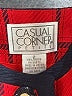 Casual Corner 100% Rayon Plaid Red Jacket Size 2 - photo 6