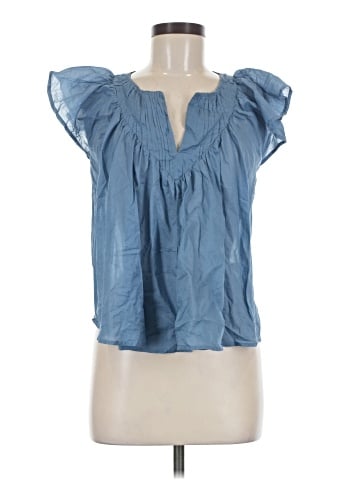 Maurices Short Sleeve Blouse (view 1)