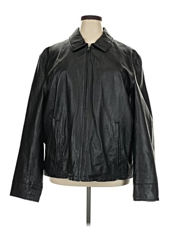 Croft & Barrow Leather Jacket (view 1)
