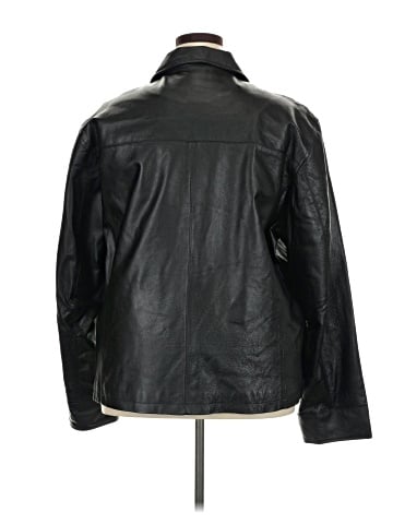 Croft & Barrow Leather Jacket (view 2)
