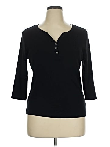 Karen Scott 3/4 Sleeve T-Shirt (view 1)