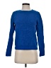 Vila Solid Blue Pullover Sweater Size S - photo 1