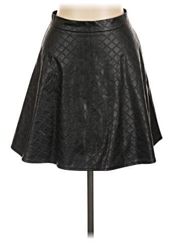 One Clothing Faux Leather Skirt (view 1)