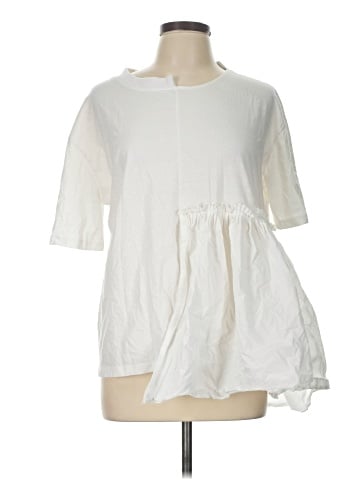 TwoTwinStyle Short Sleeve Blouse (view 1)