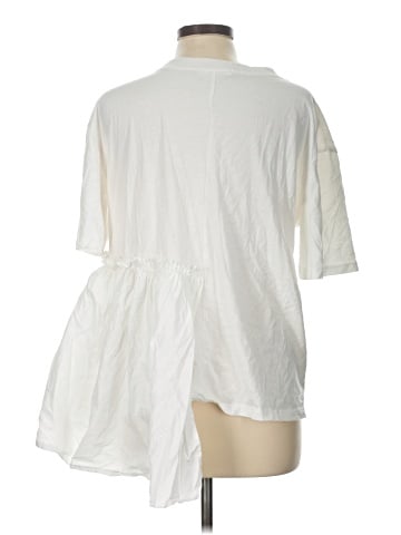TwoTwinStyle Short Sleeve Blouse (view 2)