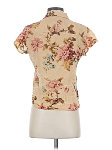 Evan Picone Short Sleeve Silk Top (view 2)