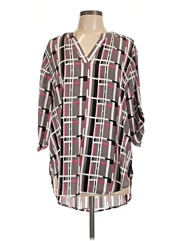 Cato 3/4 Sleeve Blouse (view 1)