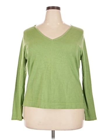 Jones New York Collection Silk Pullover Sweater (view 1)
