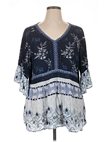 Style&Co 3/4 Sleeve T-Shirt (view 1)