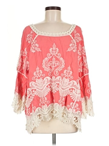 Democracy 3/4 Sleeve Blouse (view 1)