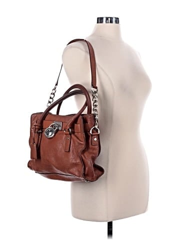 MICHAEL Michael Kors Leather Satchel (view 2)