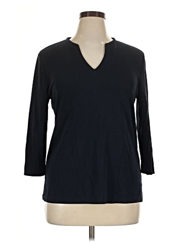 New York & Company 3/4 Sleeve T-Shirt (view 1)