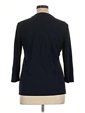 New York & Company 3/4 Sleeve T-Shirt (view 2)