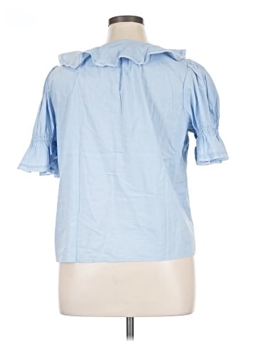 LC Lauren Conrad Short Sleeve Blouse (view 2)