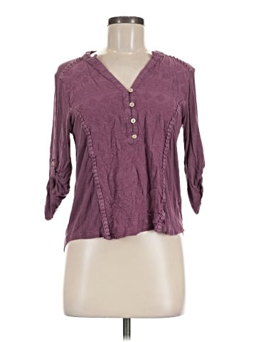 Democracy 3/4 Sleeve Blouse (view 1)
