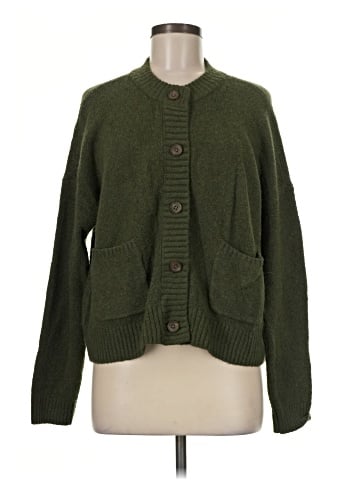 Madewell Colburne Cardigan Sweater in Coziest Textured Yarn (view 1)
