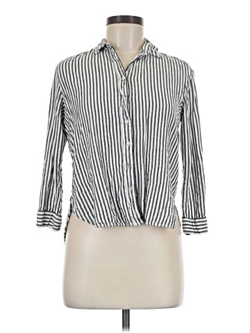 Jane and Delancey 3/4 Sleeve Button-Down Shirt (view 1)