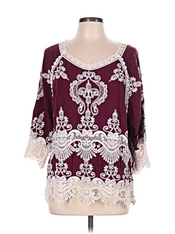 North Style 3/4 Sleeve Blouse (view 1)