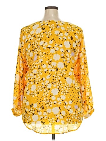 Halogen 3/4 Sleeve Blouse (view 2)