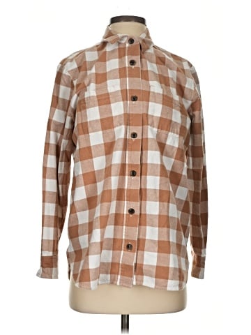 J.Crew Factory Store Long Sleeve Button-Down Shirt (view 1)