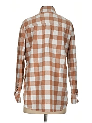 J.Crew Factory Store Long Sleeve Button-Down Shirt (view 2)
