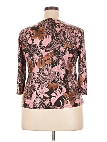 Brittany Black 3/4 Sleeve Top (view 2)