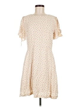 Madewell Tie-Sleeve Retro Dress in Dutch Dandelions (view 1)