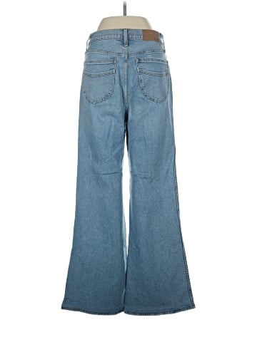 Madewell High-Rise Flare Jeans in Caine Wash (view 2)