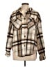Love Tree 100% Polyester Plaid Tan Jacket Size L - photo 1