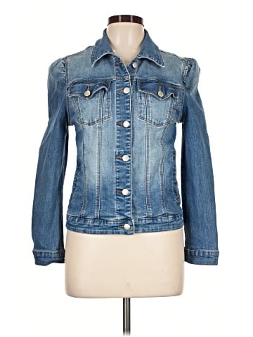 Aqua Denim Jacket (view 1)