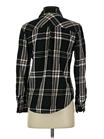 Faded Glory Long Sleeve Button-Down Shirt (view 2)