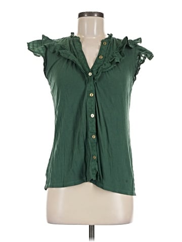 Ann Taylor LOFT Sleeveless Button-Down Shirt (view 1)