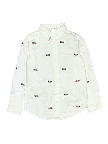 Janie and Jack Long Sleeve Button-Down Shirt (view 1)