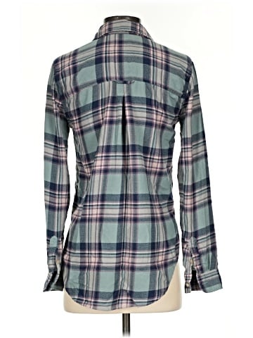 American Eagle Outfitters Long Sleeve Button-Down Shirt (view 2)
