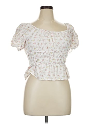 Celebrity Pink Short Sleeve Blouse (view 1)