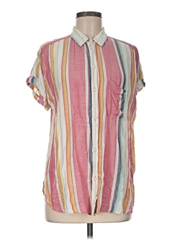 American Eagle Outfitters Short Sleeve Blouse (view 1)