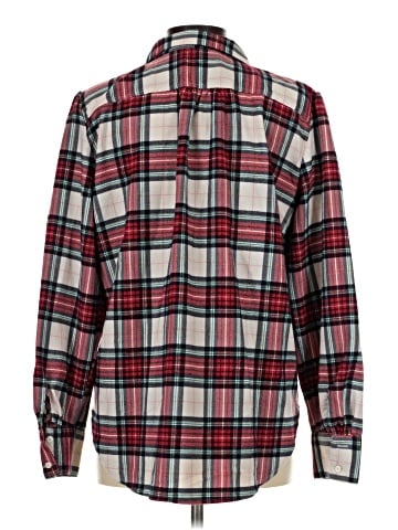 Ann Taylor LOFT Long Sleeve Button-Down Shirt (view 2)