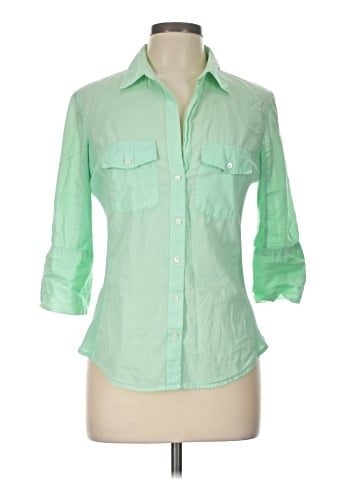 James Perse 3/4 Sleeve Button-Down Shirt (view 1)