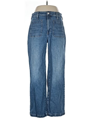 Madewell The Emmett Wide-Leg Jean in Lakecourt Wash: Patch Pocket Edition (view 1)