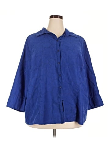 Sag Harbor 3/4 Sleeve Blouse (view 1)