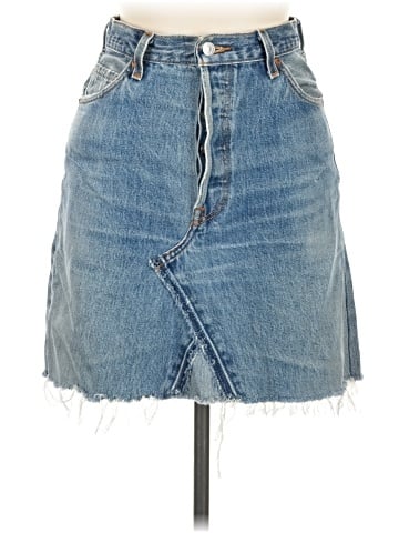 RE/DONE Denim Skirt (view 1)